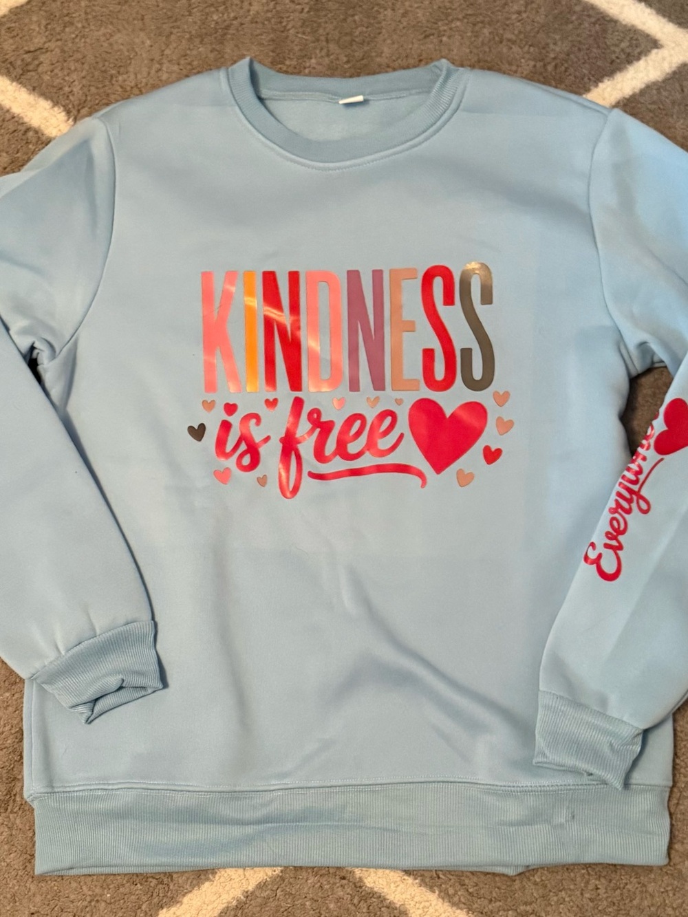 "Kindness is Free" Graphic Sweatshirt